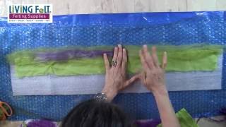 Nuno Felting Tutorial  Part 1 of 4 [upl. by Odarnoc459]