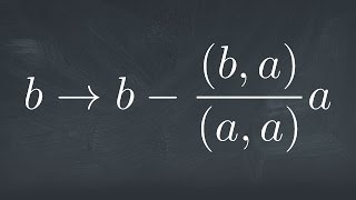 GramSchmidt Orthogonalization and Legendre Polynomials [upl. by Sapphera]