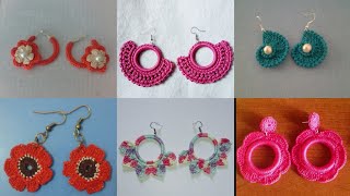 AWESOME DESIGNS FOR LADIES OF CROCHET EARRINGS PATTERNS [upl. by Adnuhsat]