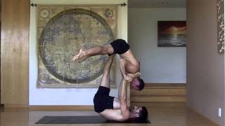 AcroYoga Training Video Reverse Star courtesy of Daniel Scott Yoga [upl. by Anele]