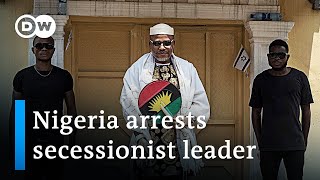 Nigeria arrests leader of Biafran separatist movement Nnamdi Kanu  DW News [upl. by Ardolino278]