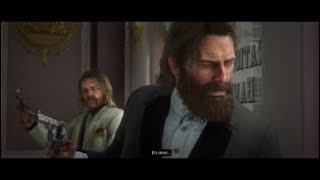 Red Dead Redemption 2  Death Of Hosea And Lenny [upl. by Enyal]