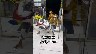 harimau jadijadian viralvideo harimau macan catcomedy shortvideo fypシ゚viral [upl. by Nosle]