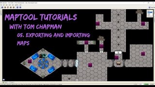 MapTool Tutorial  05 Exporting and Importing Maps [upl. by Netram]