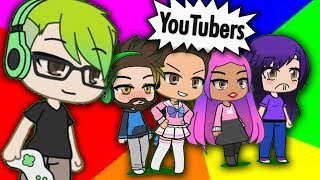 Creating YouTubers in Gacha life Im in the game [upl. by Marcela353]