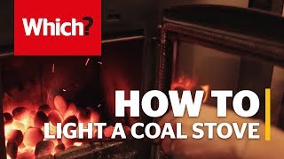 How to light a coal stove [upl. by Htial]