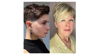 New latest female clippered short hairstyles for ladies [upl. by Otanutrof]