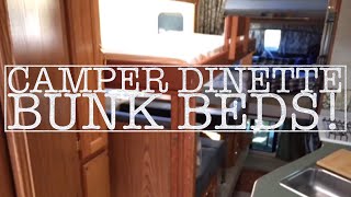 Truck Camper Dinette Bunk RV Bunk [upl. by Jeanette398]