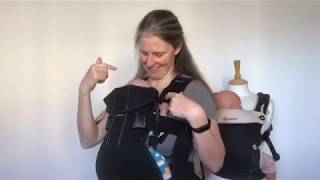 How to use the BabyBjorn One Carrier with a newborn [upl. by Siwel]