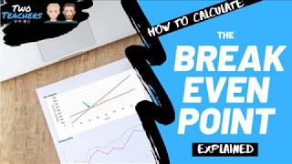 BreakEven Analysis  How to Calculate the BreakEven Point Explained [upl. by Akihc]