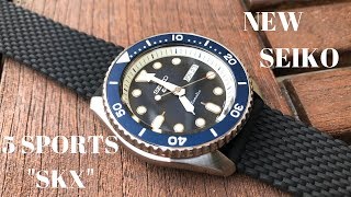 This New Seiko 5 Sports Is Stunning  Blue SRPD71K1 [upl. by Oahc]