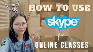 HOW TO USE SKYPE FOR ONLINE CLASSES  SKYPE UPDATE 2020 [upl. by Arodaeht]