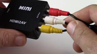 How to Convert HDMI to RCA [upl. by Krystyna278]