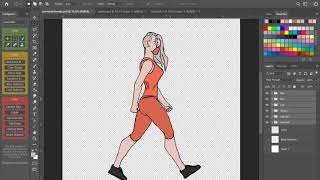 Spriter Pro  2D Character Testing Mesh Deformation [upl. by Ernald]