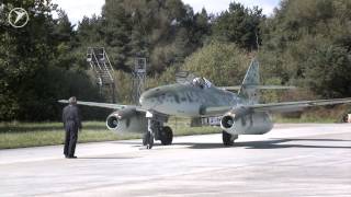 Messerschmitt Me 262  engine start  original sound [upl. by Arbmat887]