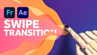 Unique Swipe Transition  After Effects Tutorial [upl. by Othello]