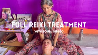 ASMR REIKI full body scan for depression  rebalancing your energy  hand movements soft spoken [upl. by Stilla]