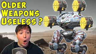 War Robots OLD amp New  How Good Are Old Weapons WR Gameplay Leech [upl. by Laks]