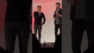 Joseph Morgan and Nathaniel Buzolic on bloodynightcon part 2 [upl. by Nirtiac]