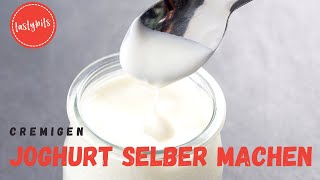 Joghurt selber machen  Ganz einfach OHNE Maschine  Mit diesen 2 Zutaten [upl. by Launame]