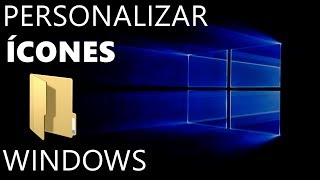 COMO PERSONALIZAR OS ÍCONES DAS PASTAS WINDOWS 10 [upl. by Alguire]