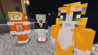 Minecraft  Space Den  Making Friends 7 [upl. by Eniamirt]