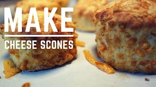 How to Make Light and Delicious Cheese Scones Savory Scones [upl. by Lacagnia]