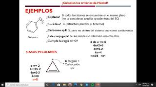 REGLA DE HUCKEL 4n2 COMPUESTOS AROMATICOS y ANTIAROMATICOS [upl. by Leanne]