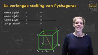 Verlengde stelling van Pythagoras [upl. by Iahk]