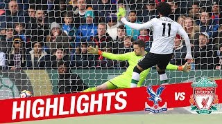 Highlights Crystal Palace 12 Liverpool  Salah strikes late at Selhurst Park [upl. by Dehsar]