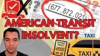 ☂️🚕 NYC TLC Insurance Giant American Transit Officially Insolvent Impact On Premiums [upl. by Amandie]