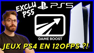 ANNONCE PS5  LE GAME BOOST  🔥 LES JEUX PS4 BOOSTÉS A 120 FPS [upl. by Nivalc]