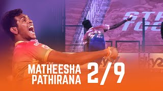 Matheesha Pathiranas MALINGA moment I 29 I Bangla Tigers I Abu Dhabi T10 I Season 4 [upl. by Adhern813]