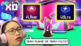 PK XD Gameplay Part 8 iOSAndroid  Team Flame or Team Volts  Lets Play PKXD [upl. by Gilligan]