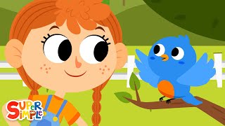 Little Birdie  Morning Music For Kids  Super Simple Songs [upl. by Rehpotirhc]