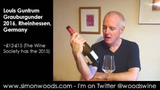 Wine Tasting with Simon Woods Louis Guntrum Grauburgunder 2016 Rheinhessen Germany [upl. by Hobie]