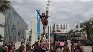 Behind the scenes at Daytona College Nationals with Navarro Cheer Part 2 [upl. by Prakash542]