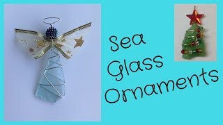 Sea Glass Ornaments DIY Tutorial [upl. by Gomer]