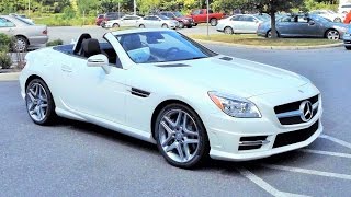 2016 Mercedes Benz SLK350 SLK Class Roadster Start Up Review and Tour [upl. by Adnaw]