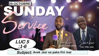 AGAPE GREATER MINISTRY OF JESUS CHRIST  Sunday 20Octobre2024  Lead Past Benedick amp Past Willy [upl. by Feune]