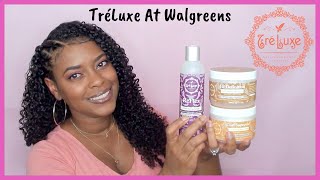 TréLuxe at Walgreens  Hair Tutorial  CurlyNiqueNique [upl. by Egiap]