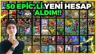 50 EPİCLİ YENİ HESAP SATIN ALDIM  eFootball Mobile 2024 [upl. by Damicke]