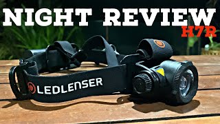 Night Vision Ledlenser H7R Core Headlamp Night Time Review [upl. by Huan750]