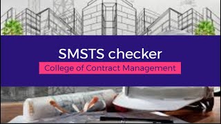 SMSTS Checker [upl. by Esor]