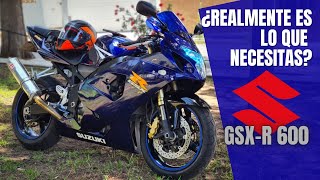 Motos deportivas ¿Valen la pena  SUZUKI GSXR 600 [upl. by Vena877]