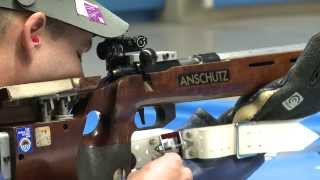 Mens 50m Rifle Prone final round  Munich 2013 ISSF World Cup Final [upl. by Ecallaw672]