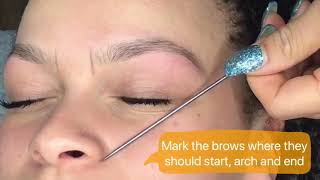 How to tint Eyebrows [upl. by Rolyks]