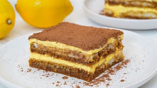 Limoncello tiramisu with oranges Italian dessert 96 [upl. by Swerdna568]