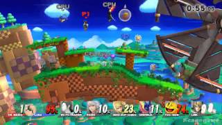 Super Smash Bros Wii U  Windy Hill Zone Gameplay  HD [upl. by Larentia]