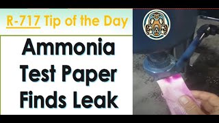 Litmus Paper and Finding Ammonia Leaks on Ammonia Refrigeration Systems [upl. by Eisaj]